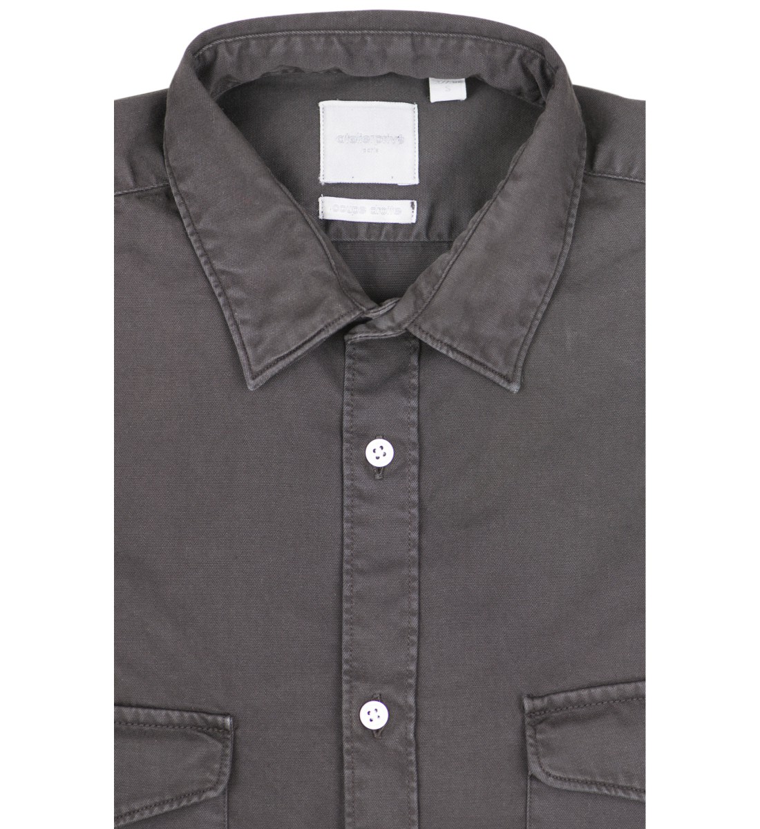 CHEMISE COUPE DROITE VINCE KAKI