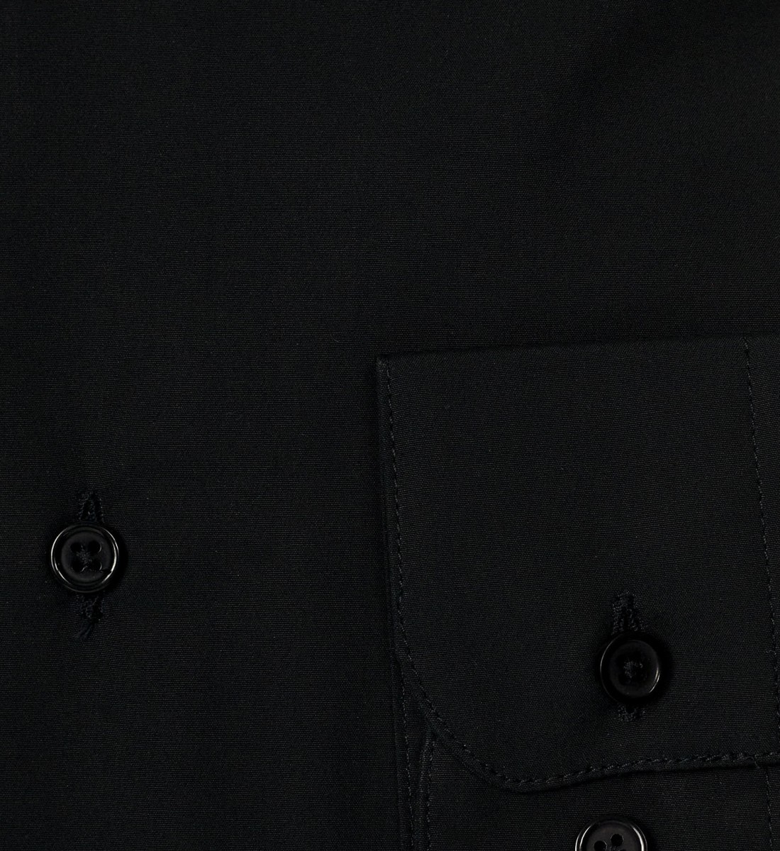Chemise slim fit col retourné NOIR