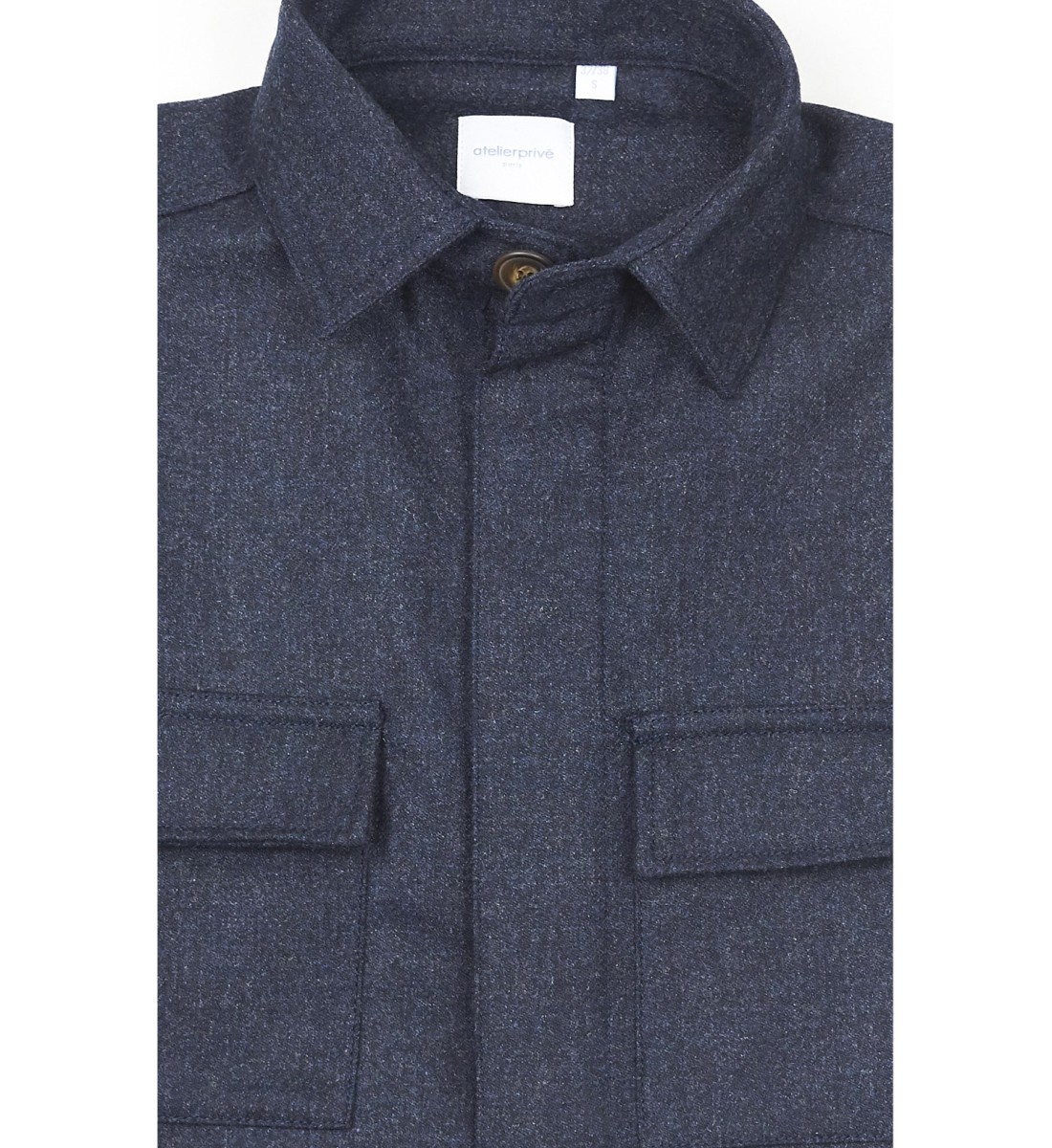 Surchemise AUGUSTE BLEU CHINE