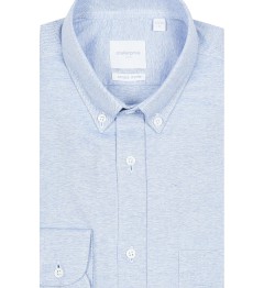 Chemise coupe droite AFLANE ciel