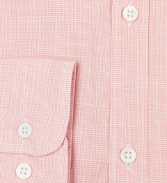 Chemise coupe cintrée BILLY rose