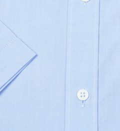 Chemise manches courtes coupe droite BLOU