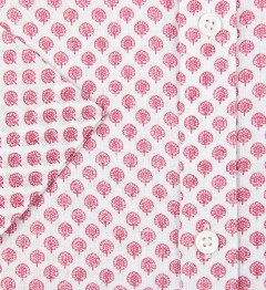 Chemise manches courtes coupe cintrée BASILE rose