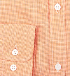 Chemise coupe cintrée BILLY orange