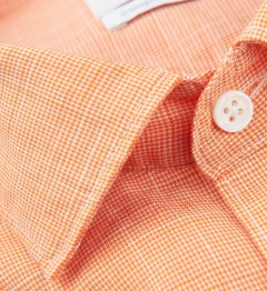 Chemise coupe cintrée BILLY orange