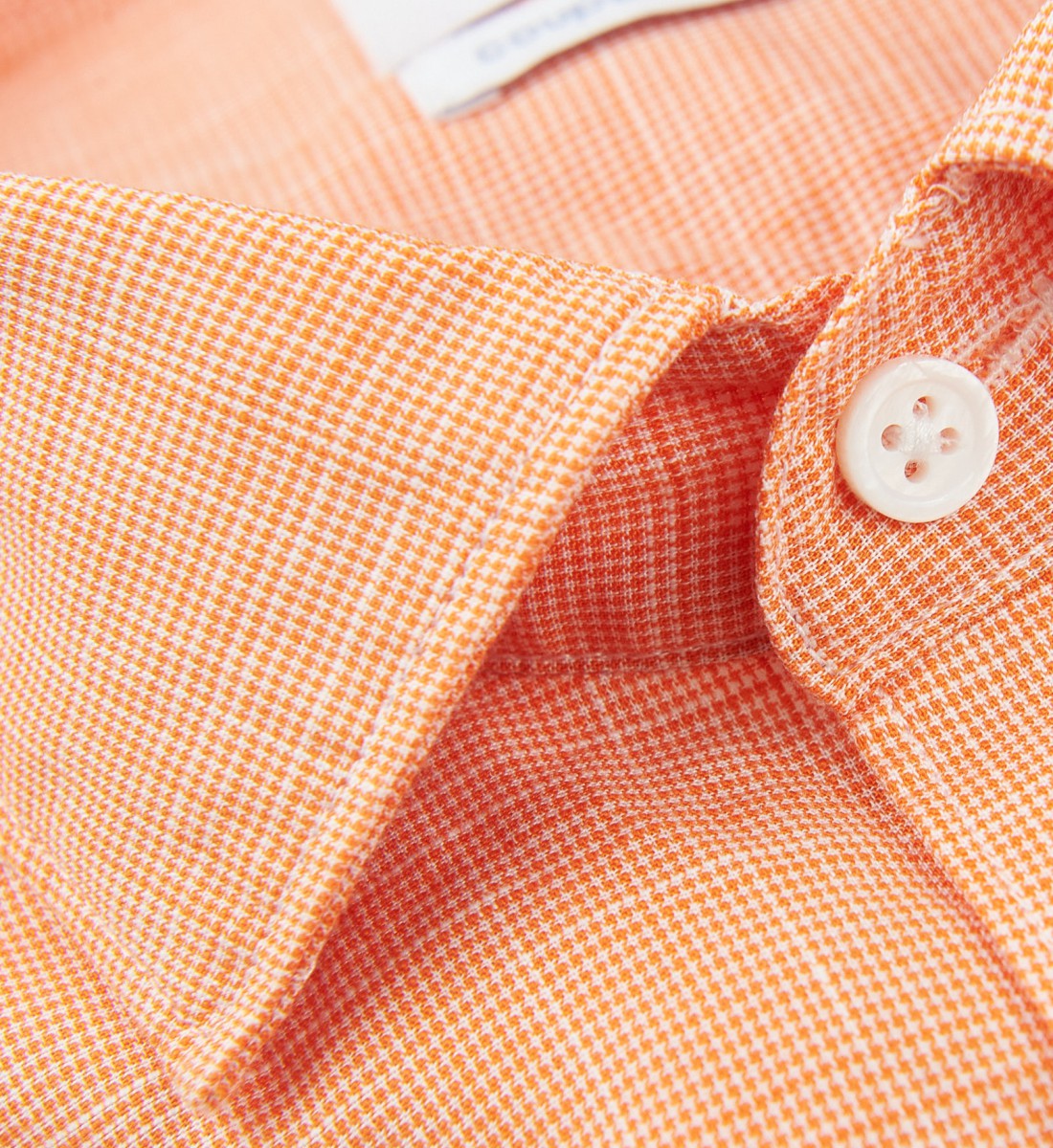 Chemise coupe cintrée BILLY orange