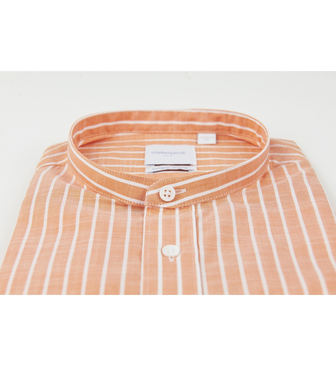 Chemise coupe droite BING orange