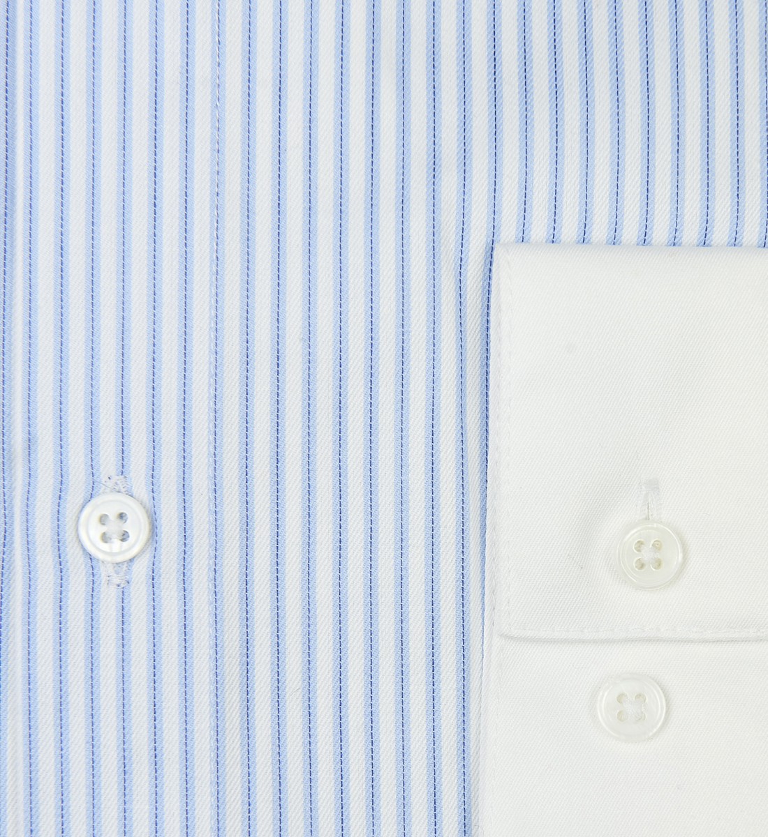 Chemise slim fit col retourné à rayures CIEL