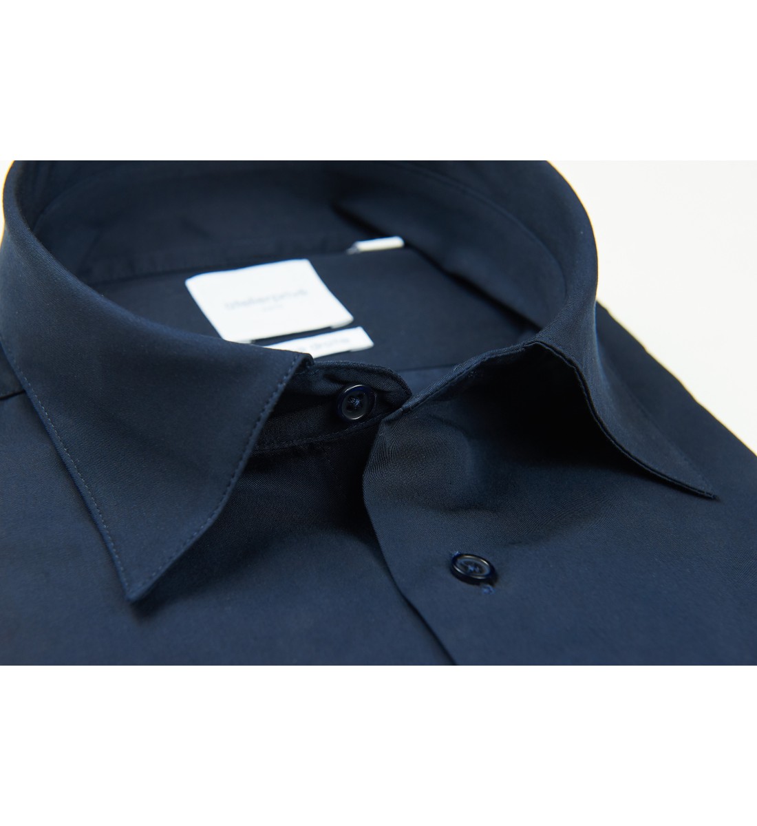 Chemise coupe droite BLECO marine
