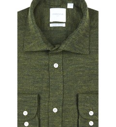 Chemise coupe droite CLAYNE kaki