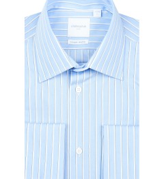 Chemise coupe droite CHARLES ciel