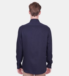 Chemise coupe droite BLECO marine