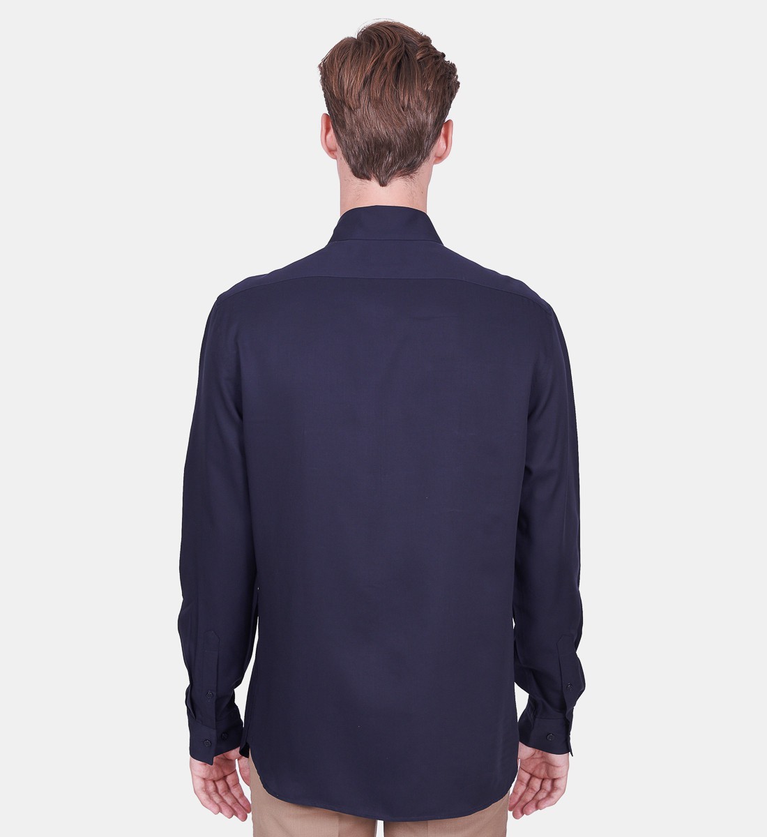 Chemise coupe droite BLECO marine