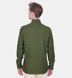 Chemise coupe droite CLAYNE kaki