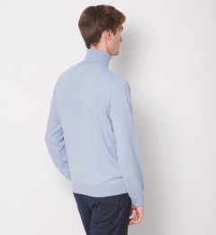 Pull Col roulé 100% Cachemire Ciel