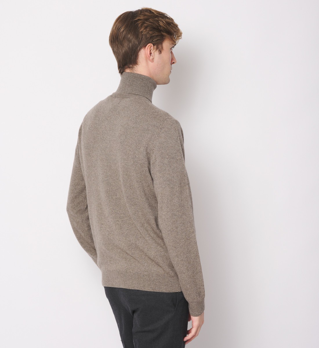Pull Col roulé 100% Cachemire Mushroom