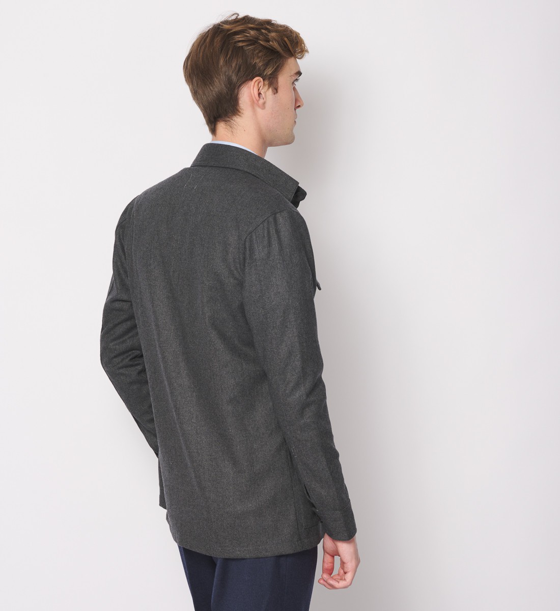 SURCHEMISE AUGUSTE GRIS CHINE