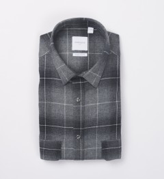 Chemise Clyle flanelle anthracite