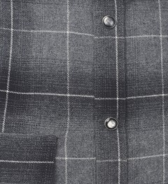 Chemise Clyle flanelle anthracite