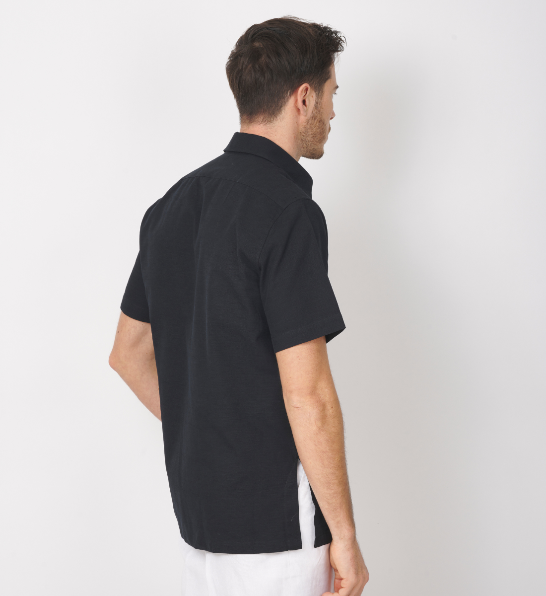 Chemise Dawson noire coupe droite