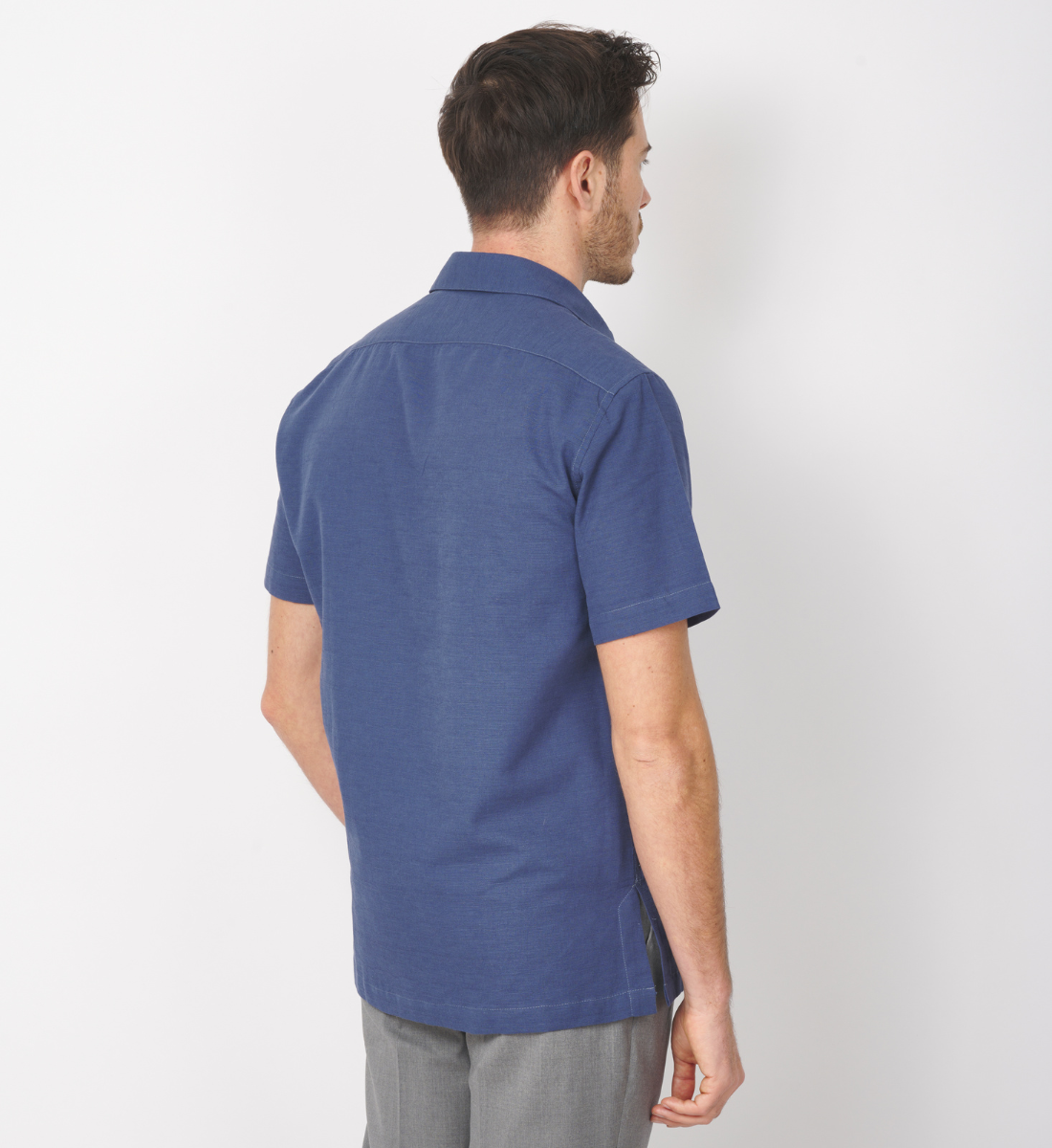 Chemise Dawson bleu coupe droite