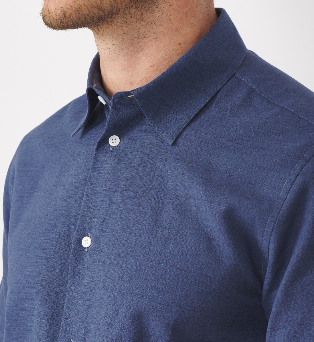 Chemise Dawson bleu coupe droite