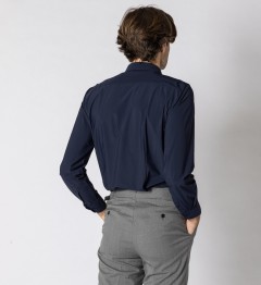 Chemise performance marine infroissable