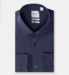 Chemise performance marine infroissable