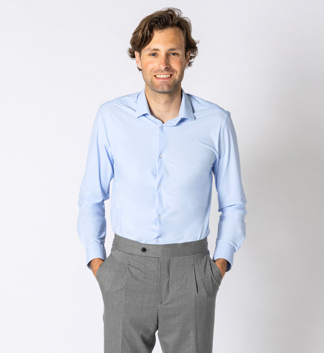 Chemise performance ciel infroissable