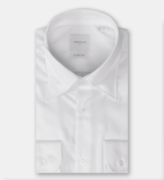 Chemise coupe cintrée col Damoiseau