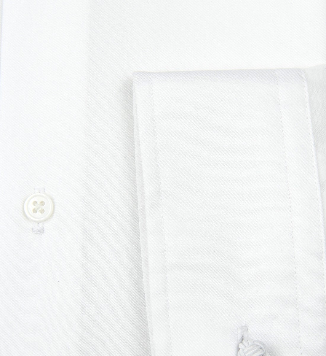 Chemise Blanche Pin Collar Coupe cintrée