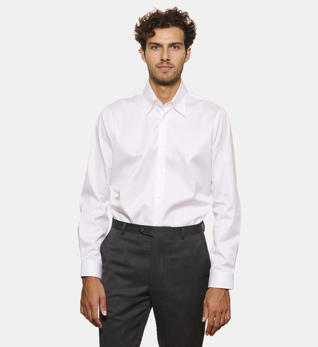 Chemise coupe cintrée col Damoiseau