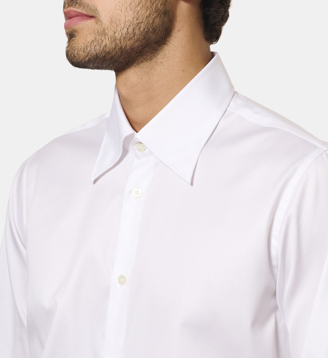 Chemise coupe cintrée col Damoiseau