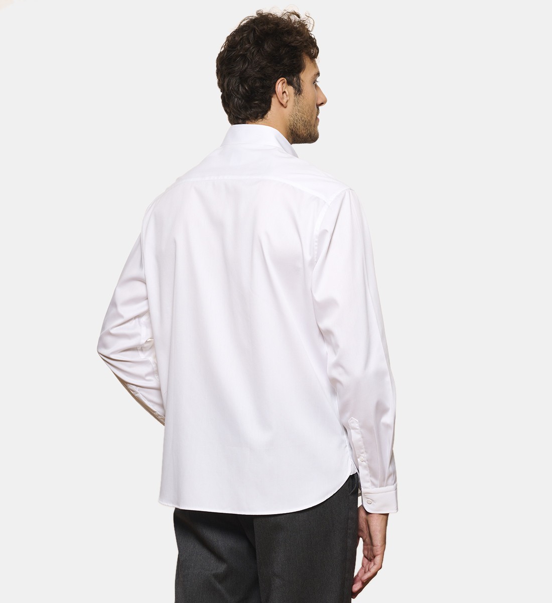 Chemise blanche col Danny coupe droite