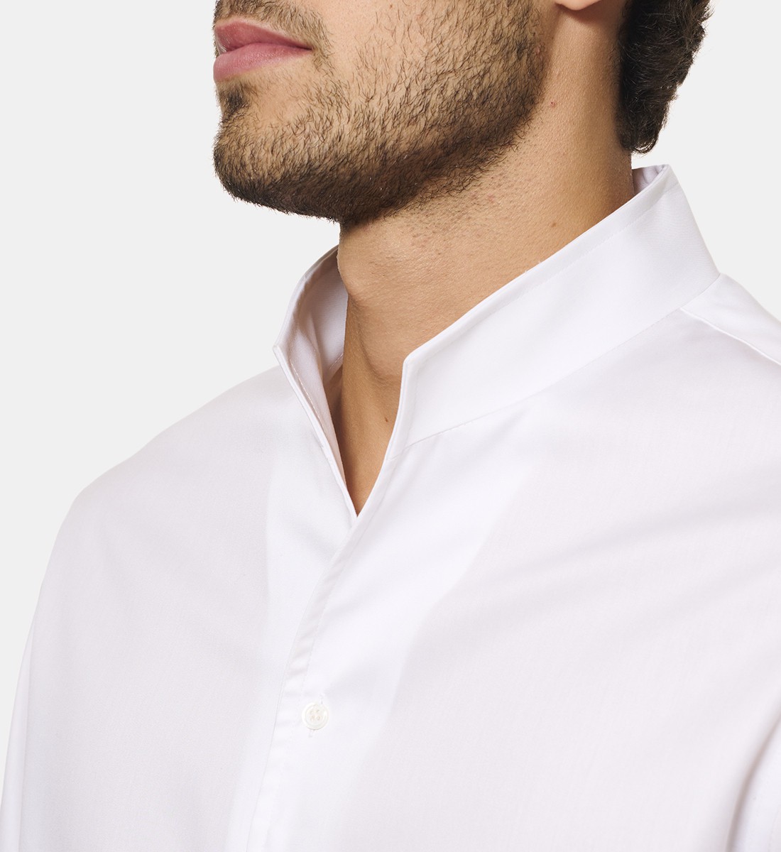Chemise blanche col Danny coupe droite