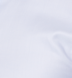 Chemise ciel en large twill coupe droite