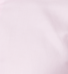Chemise rose en large twill coupe droite