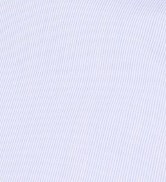 Chemise en popeline à rayures ciel coupe cintrée