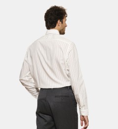 Chemise Damoiseaux à rayures noires fines coupe droite