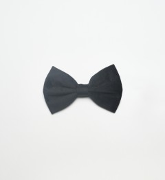 Noeud papillon noir en soie