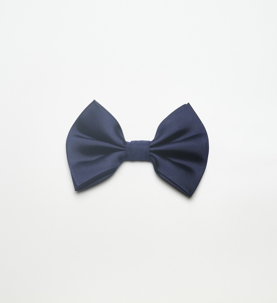 Noeud papillon marine en soie