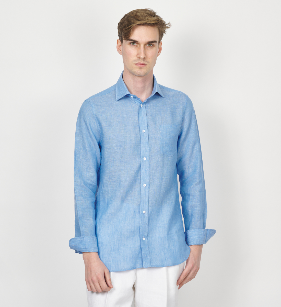 Chemise ajustée NEO bleu