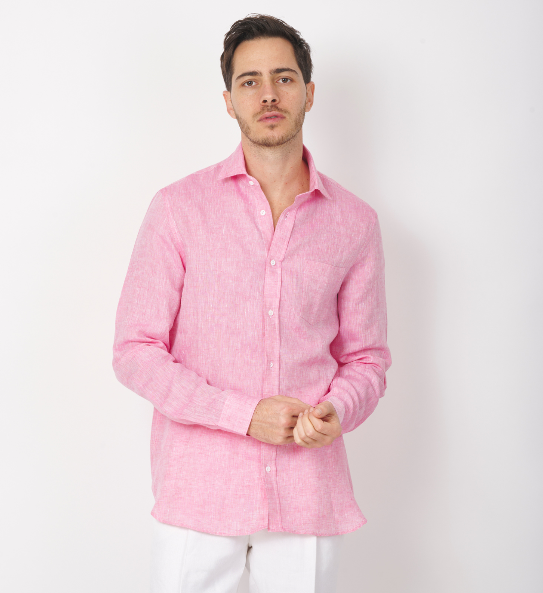Chemise ajustée NEO rouge