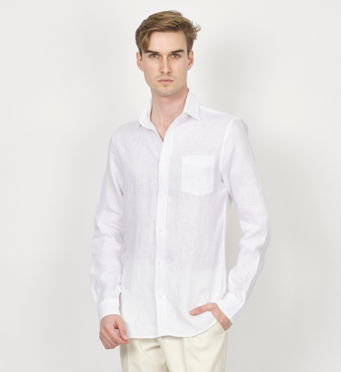 Chemise ajustée NEO blanc