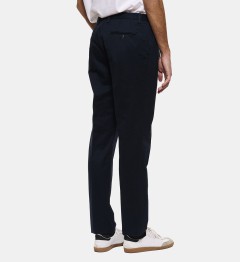 Pantalon en coton marine