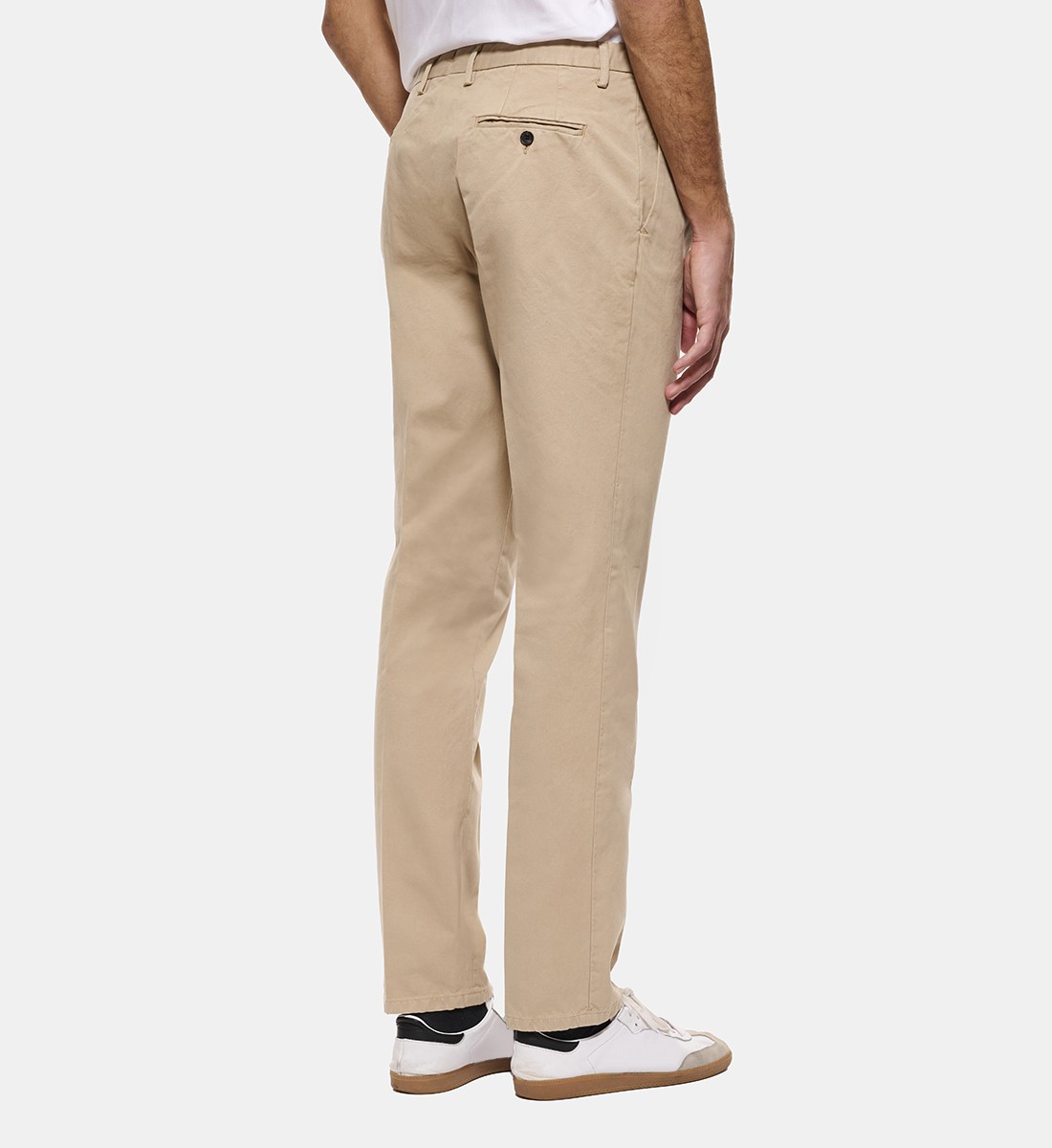 Pantalon en coton beige