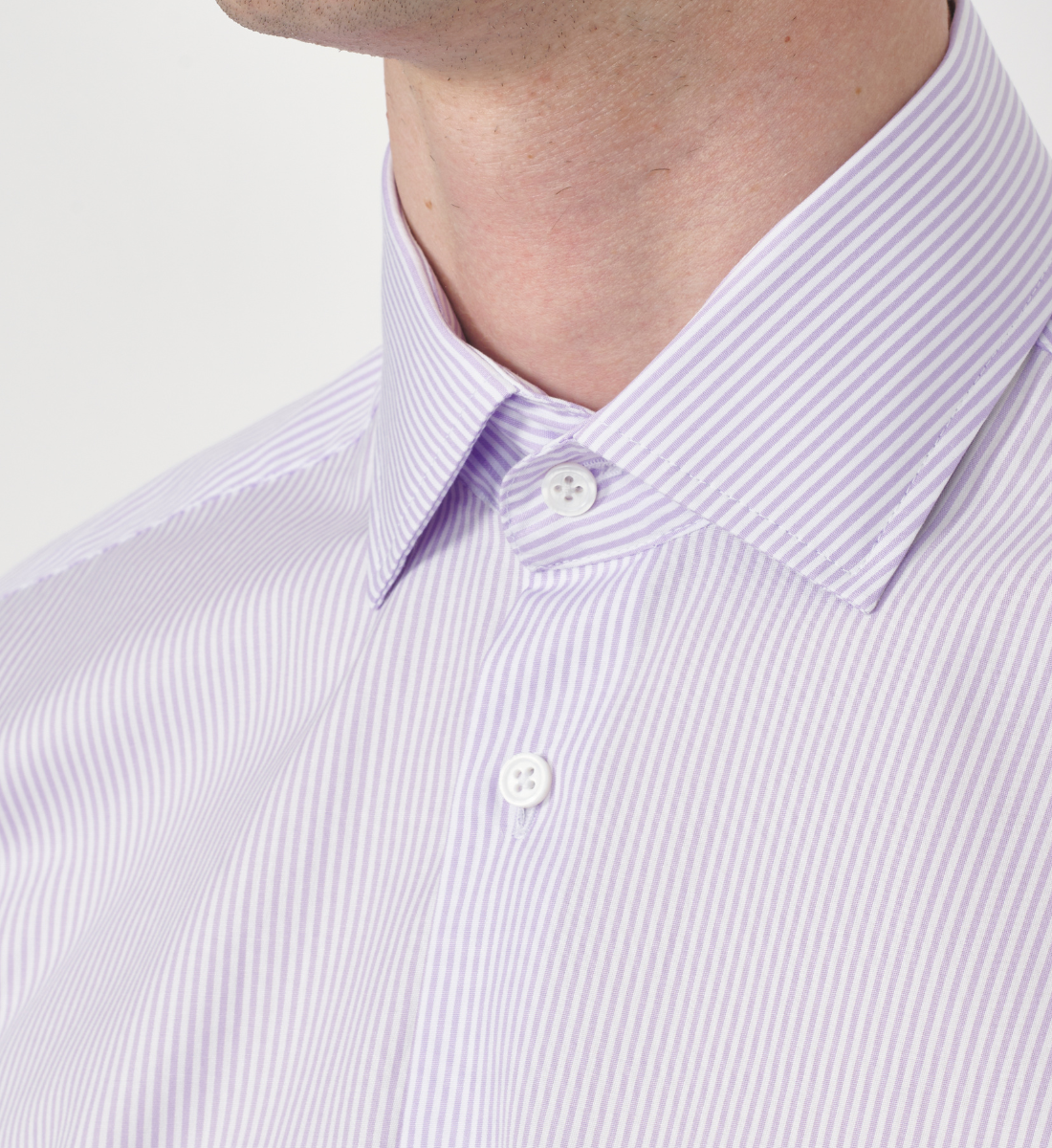 Chemise slim fit à rayures bâton PARME