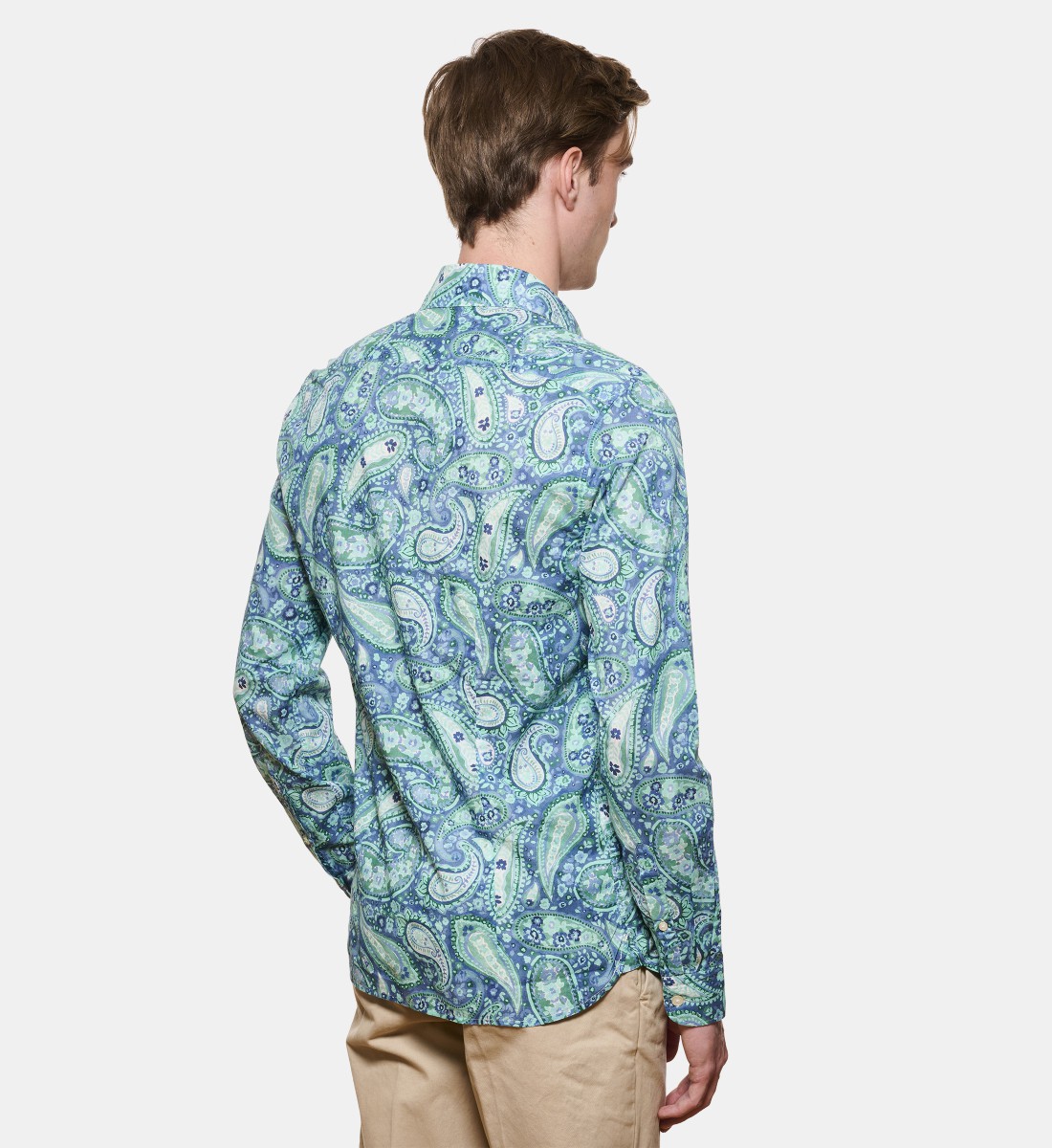 Chemise voile de coton SUMMER PRINT coupe droite