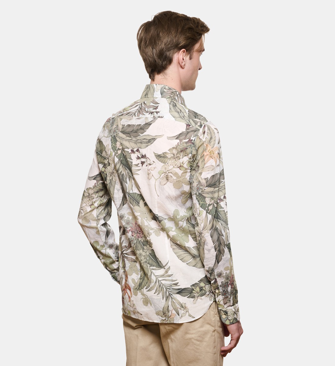 Chemise en voile de coton SUMMER PRINT coupe droite