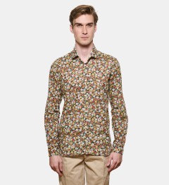 Chemise en voile de coton SUMMER PRINT coupe droite